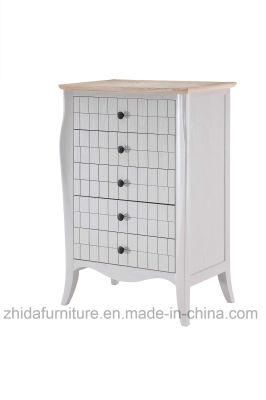 Wood Side Cabinet New Classic Style for Living Room (CK320)