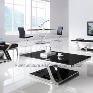 Hotel Rectangle Luxury Stainless Steel Coffee Table