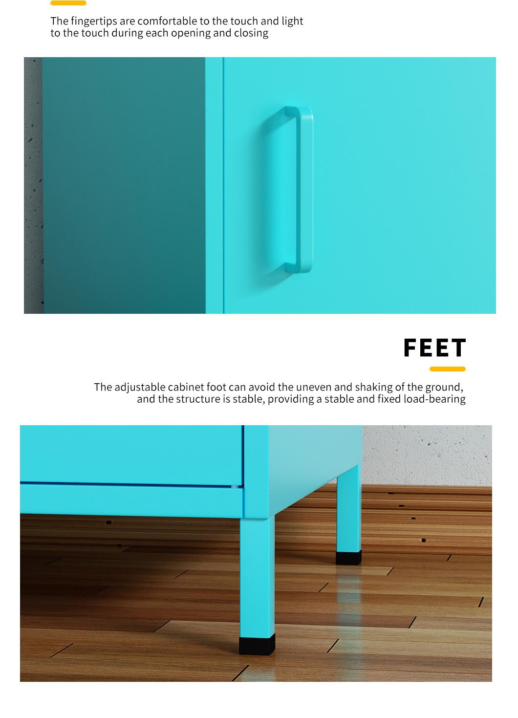 Steel Furniture Metal Sidecabinet Hot Selling Single Door Metal Storage Locker Cabinet