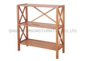 A5008 Pine Solid Wood 3-Tier Bookshelf