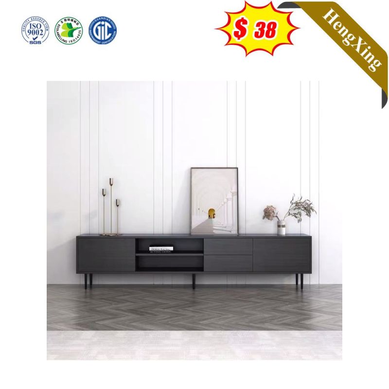 Nordic Light Grey Color Living Room Home Furniture TV Stand with Drawers