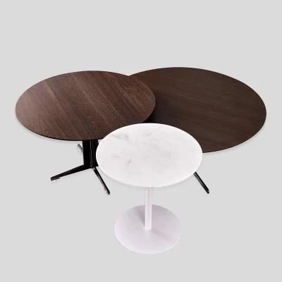 Concise Home Modern Minimalist Living Room Furniture Marble Top Round Side Table