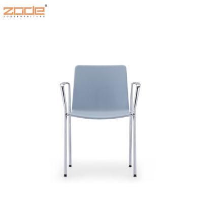 Zode Cheap Price Stacking Adult Plastic Chair Factory Furniture Sillas De Plastico Chaise Modern Living Room Chair