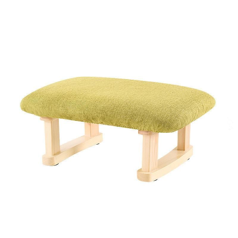 Hot Selling Solid Wood Sofa Stool Ottoman Fabric Low Stool