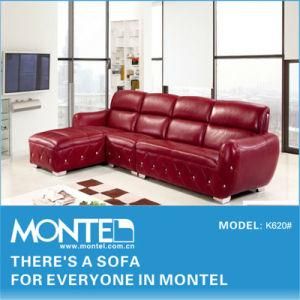 Modern Leather Corner Sofa Set, Living Room Furniture Sofa