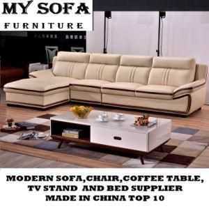 Popular Furniture Modern Living Room Leather Couch Sofa Cheap and Hot Sell Leather Sofa