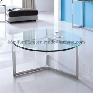 New Simple Design Stainless Steel Round Coffee Table