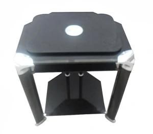 Modern Design Black Tepered Glass TV Stand (XYTS-209)