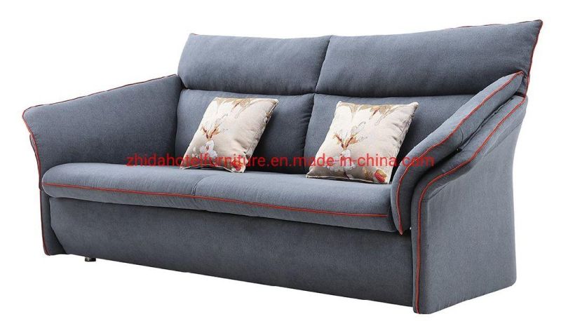 Wing Back Modern Fabric Living Room Sofa for Home Hotel Furniture