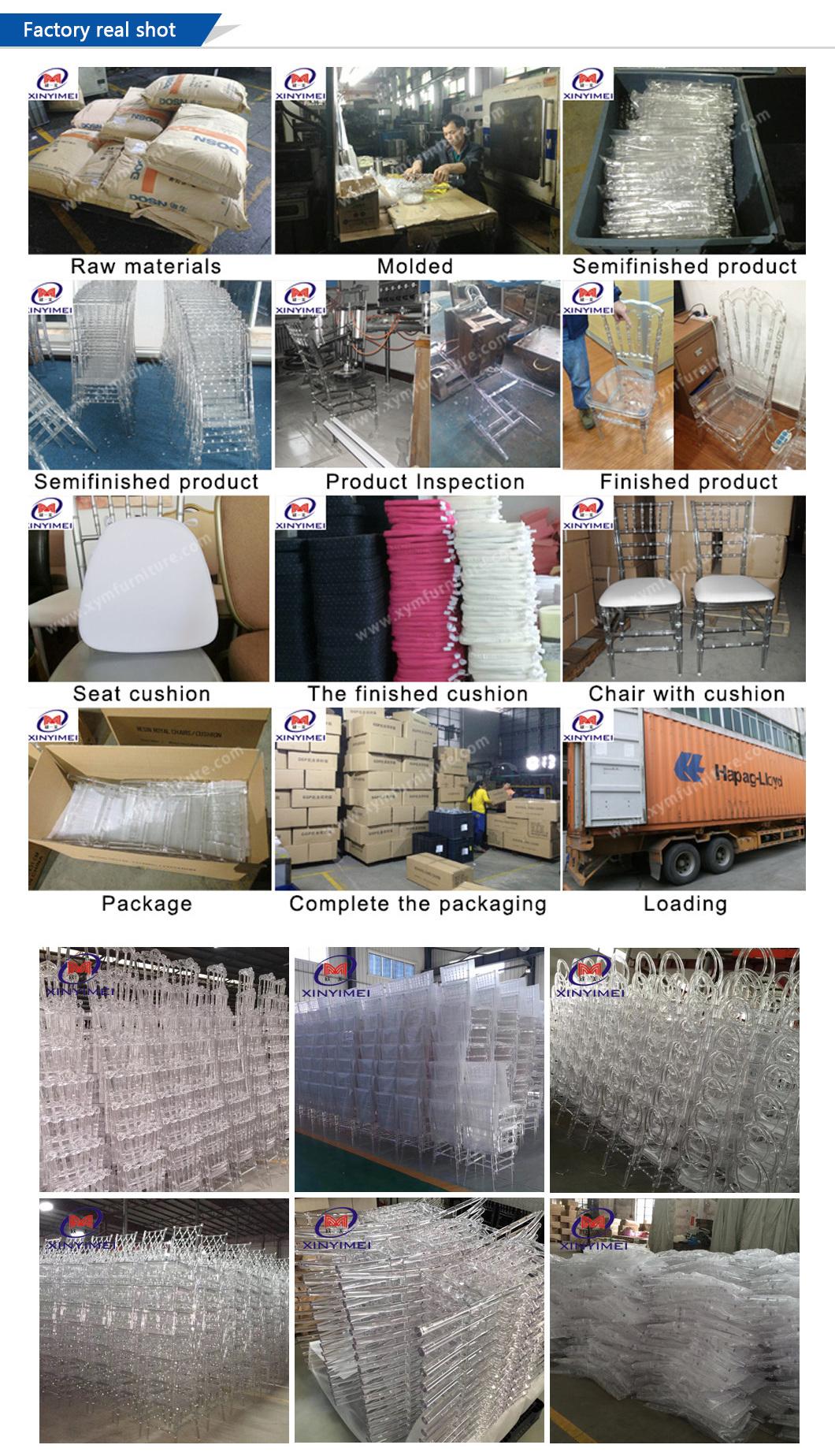 China Popular Sale Ice Clear Resin Chiavari Chair