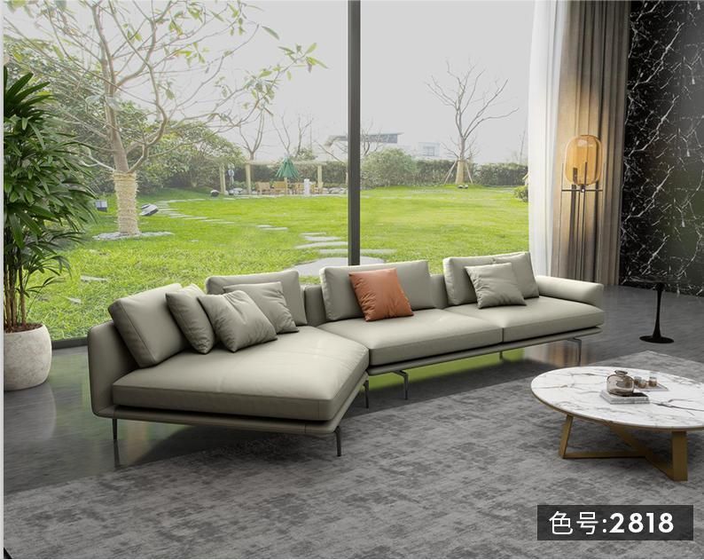 Popular Hot Selling Italy Livingroom Furniture Home Furniture Sofa Modern Sectional Sofa Leather Sofa in High Quality