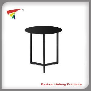 Customized Modern Round Glass Corner Table (C35)
