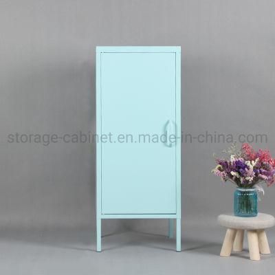 Cheap Small Single Door Metal Clothes Storage Children Bedroom Cabinets