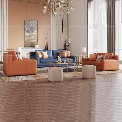 Arabia Hot Sale Modern Luxury Modular Style Geniue Leather Sofa Set Leisure Couch Living Room Furniture