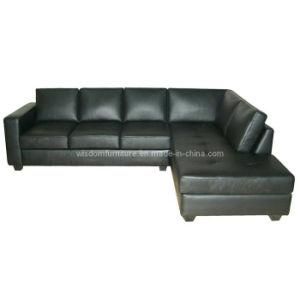 Modern Living Room Leather Corner Sofa (WD-6423)