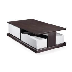Trendy Simple Wooden Tea Table for Modern Living Room (YA921A)