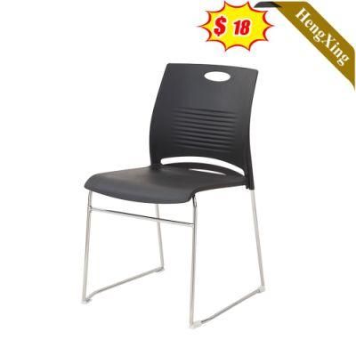 Modern Cheap Price Office Conference Dining Room PP Seat Plastic Chair with Steel Frame