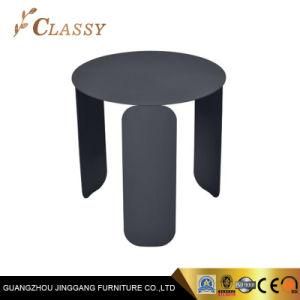 Living Room Bedroom Bed Side Table in Metal Painted Stainless Steel