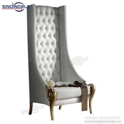 Classical Wedding King Throne Dining Chair Furniture High Back for Living Room