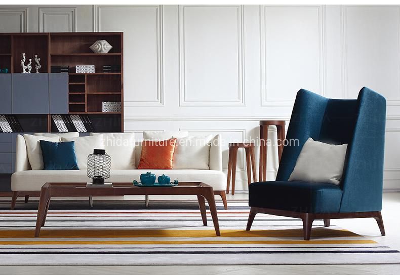 Leisure Fabric Chair for Europe, America and Asia with Top Armrests