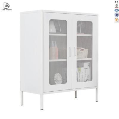 Modern Furniture Home Steel Storage Console Cabinet Elegant Cupboard