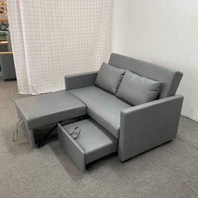 Technology Velvet Double Color Matching Double Drag Bed Small Apartment