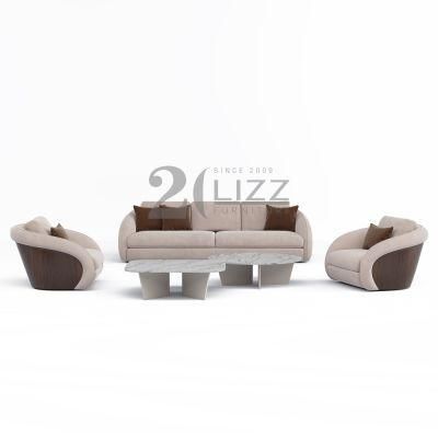 Contemporary High Quality European Style Lovely Living Room Fabric Sofa 1+3+1