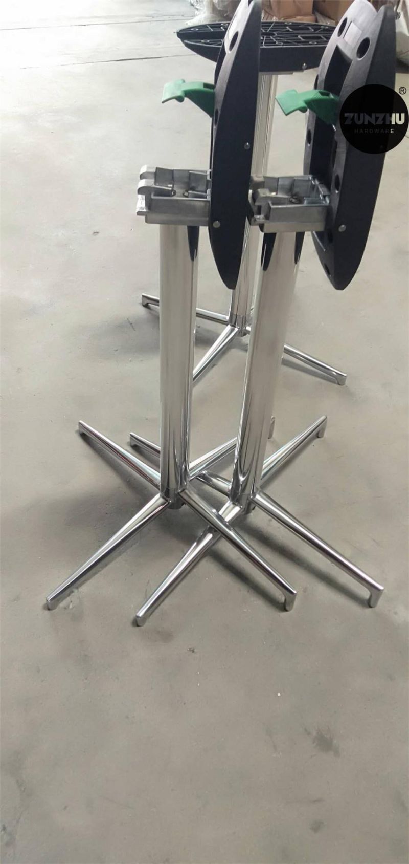 Modern Black Office Furniture Legs Aluminum Table Frame Metal Table Base Polished Coffee Table Parts Table Base