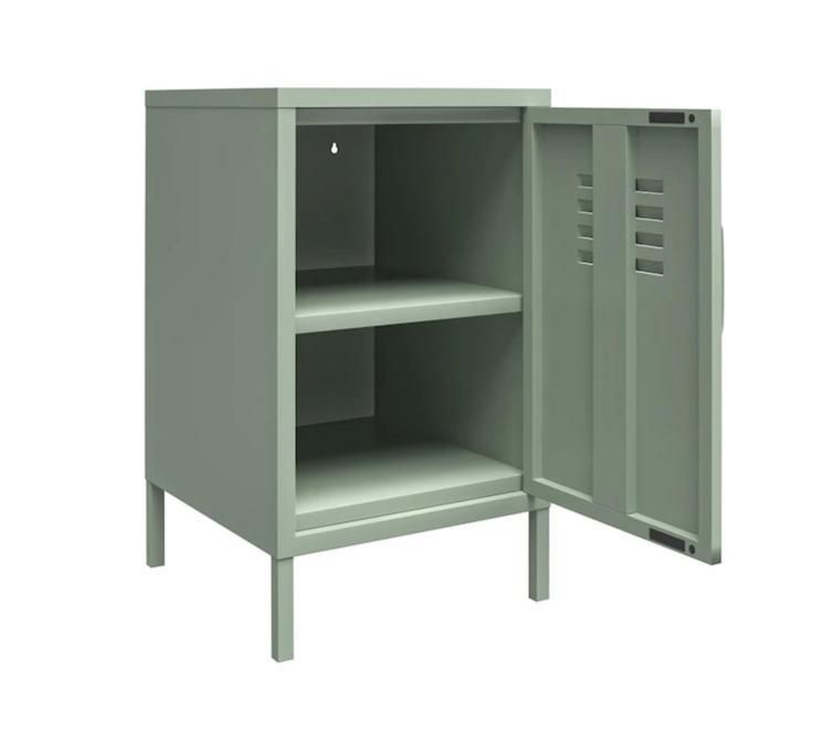 Gdlt Fully Assembled Single Door High Feet Lockers Metal Storage Cabinet Steel Locker