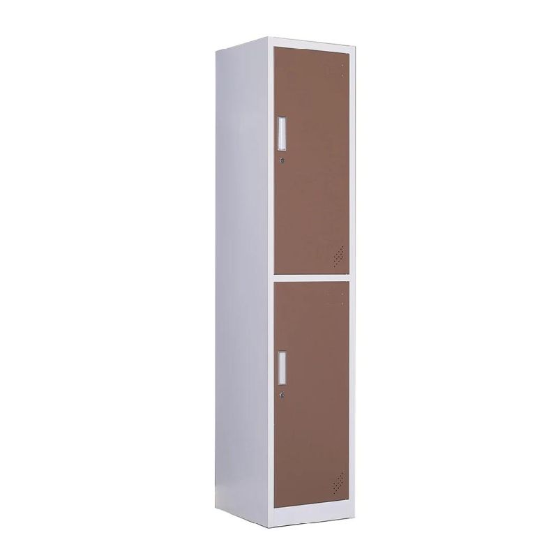 Gdlt Clothes Storage 2 Door Locker Simple Powder Coating Steel New Design Multi Metal Customized Wardrobe