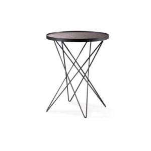 Trendy Round Wooden Corner Table for Modern Living Room (YR3398)