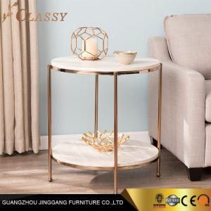 Metal Table Marble Side Table for Living Room Furniture