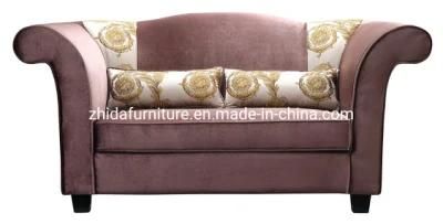 Italian Velvet Living Room Classic America Sofa for Seating Room