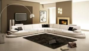Italian Modern Fashion Furniture Leather Sectional Sofa (S639)
