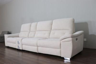Foshan Factory Furniture Supplier Fabric Couch Corner Recliner Sofa Set