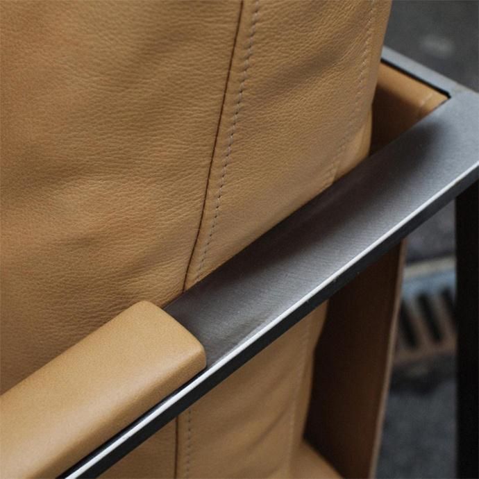 Monaco Lounge Chair Leather Single Sofa