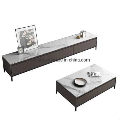 Product Factory Design Furniture Cabinet Home Marble Top TV Stand