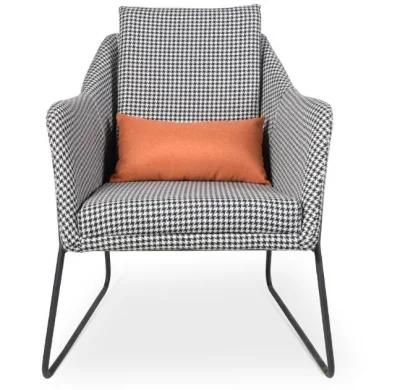 Hotel Modern Upholstered Fabric Recliner Lounge Leisure Chair