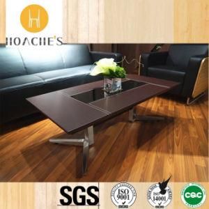 Wooden Tea Table with Stainless Steel (Ca02)