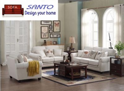 Corner Fabric Sofa Fabric Wooden Sofa American Classic Fabric Sofa Couch