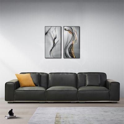 Contemporary Living Room Leather Sofa Leisure Funriture for Home 2827