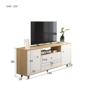 Simple Modern High TV Cabinet/TV Stand / Storage Cabinet Living Room Furniture Wooden TV Table Customized Eco-Friendly modern