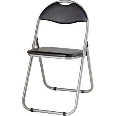 High Grade Padded Fau Leather Seat Metal Folding Chair