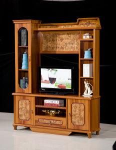 Luxury Wood Cabinet Living Room Furniture TV Set