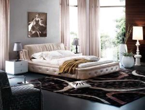 Popupar Comfortable Modern Leather Bed 678#