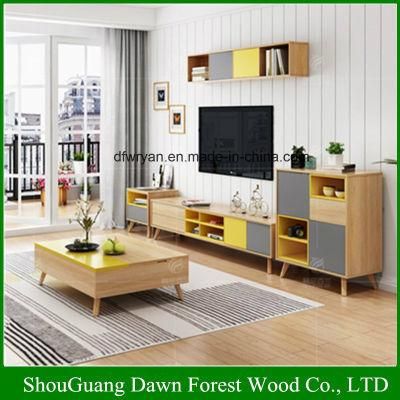 High Quality Melamine Particle Board/MDF Living Room Furniture TV Cabinet