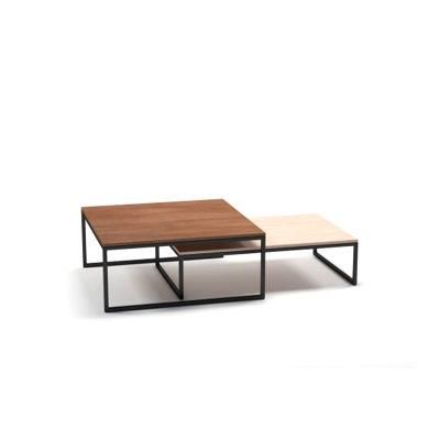 Two Rectangular Wooden Coffee Tables of The Same Color