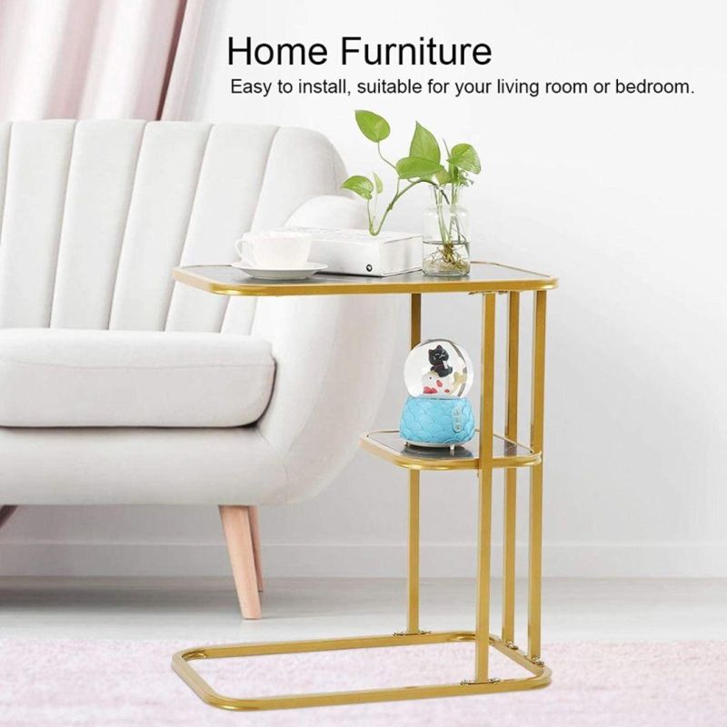 Nordic Living Room Simple Furniture Metal Receptacle Sofa Side Table