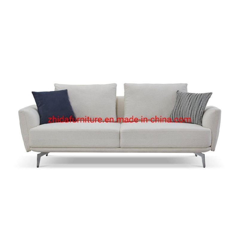 Modern Fabric Living Room L Shape Corner Leather Sofa for Hotel Lobby