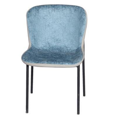 Blue-Grey Senior Coffee Living Room Art Style Chair